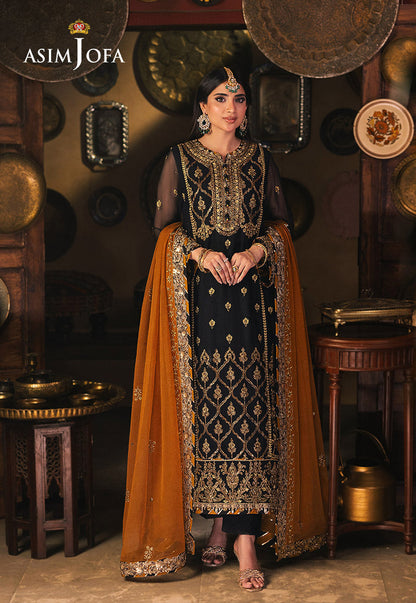 Asim Jofa | Chamkeli Formals 24 | AJKK-15 - Designer Dress - Maria Faisal