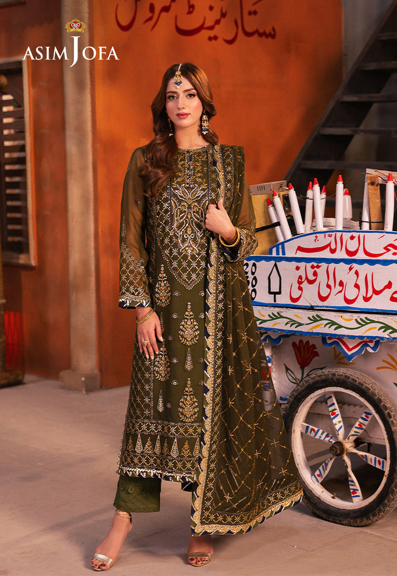 Asim Jofa | Chamkeli Formals 24 | AJKK-16 - Designer Dress - Maria Faisal