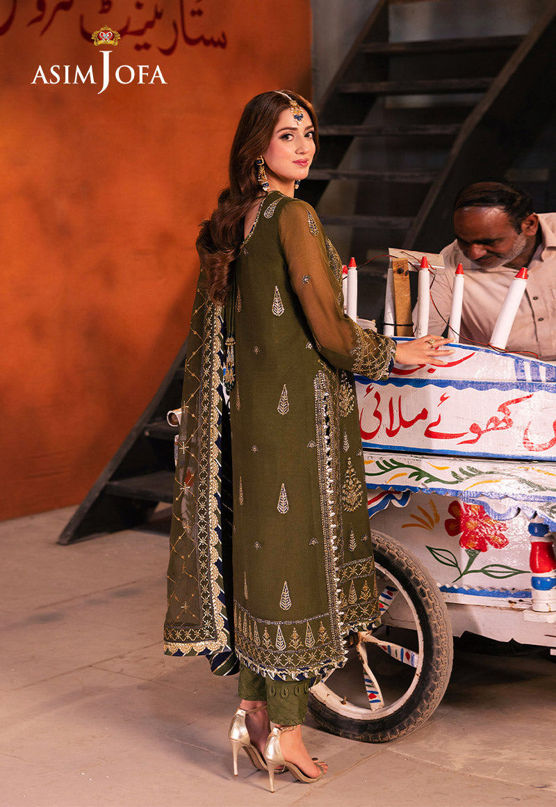 Asim Jofa | Chamkeli Formals 24 | AJKK-16 - Designer Dress - Maria Faisal