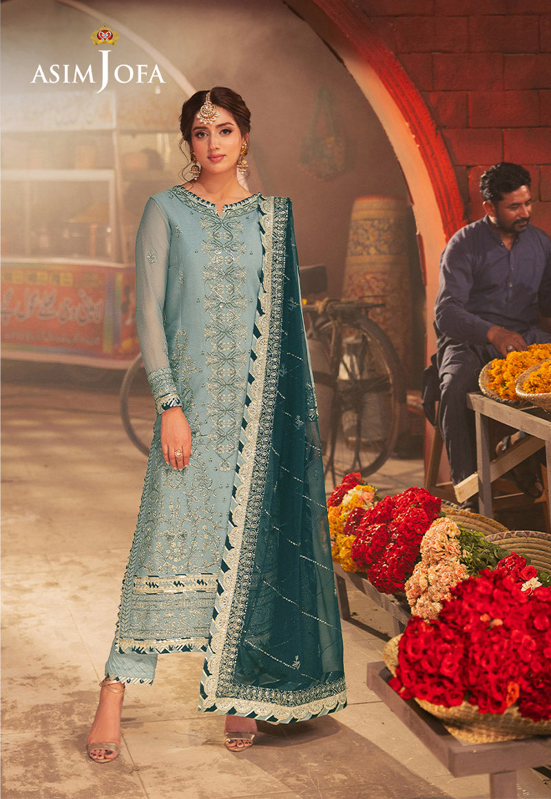 Asim Jofa | Chamkeli Formals 24 | AJKK-17 - Designer Dress - Maria Faisal