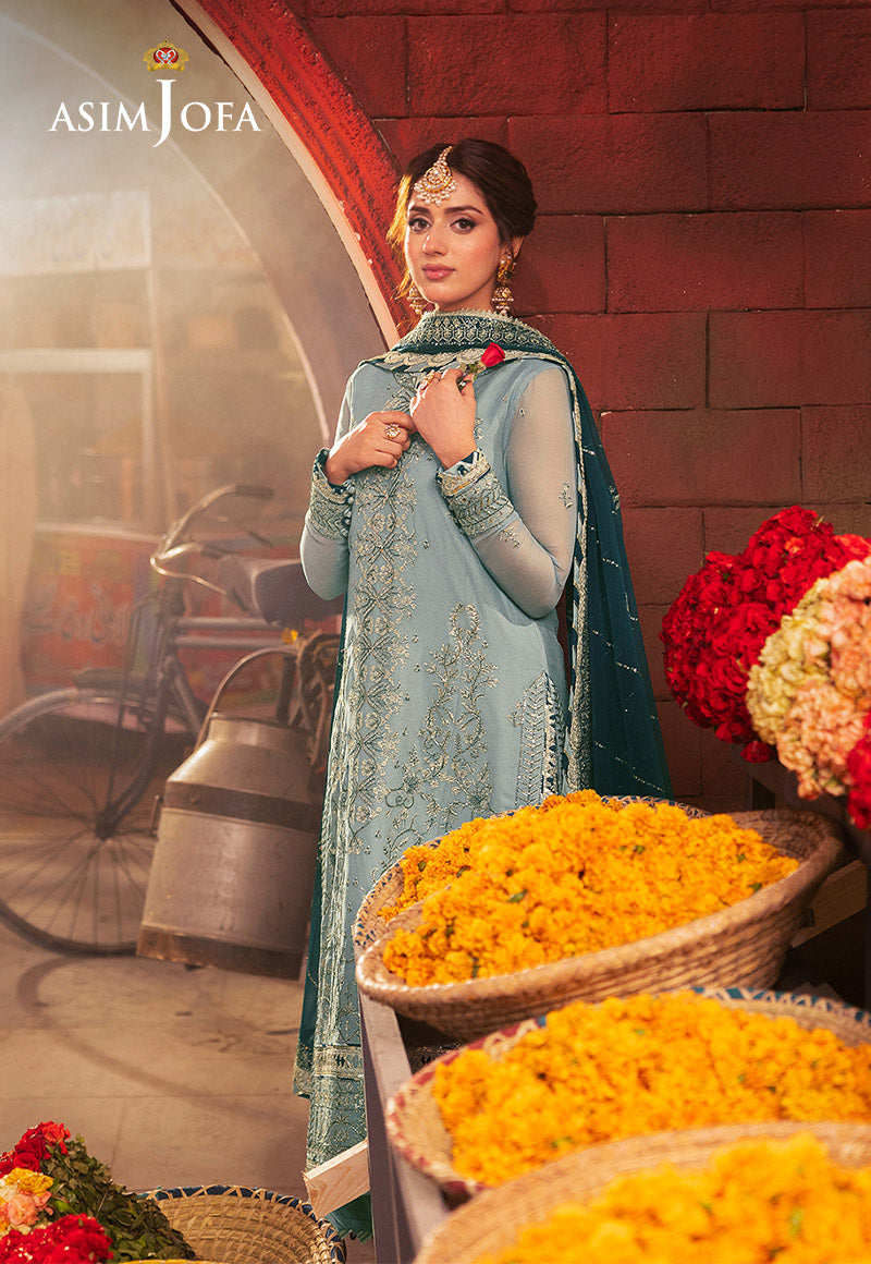 Asim Jofa | Chamkeli Formals 24 | AJKK-17 - Designer Dress - Maria Faisal