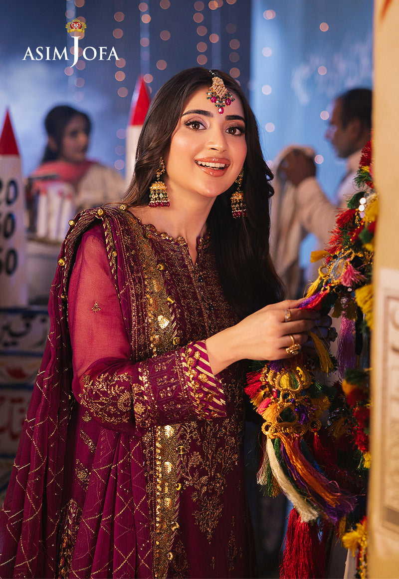 Asim Jofa | Chamkeli Formals 24 | AJKK-18 - Designer Dress - Maria Faisal