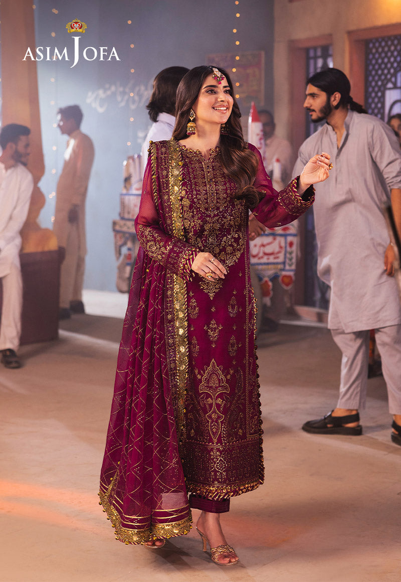 Asim Jofa | Chamkeli Formals 24 | AJKK-18 - Designer Dress - Maria Faisal