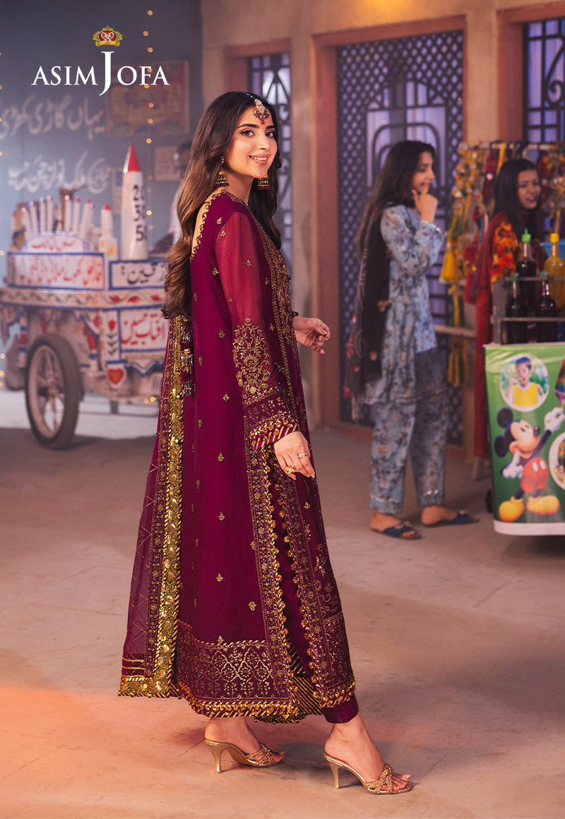 Asim Jofa | Chamkeli Formals 24 | AJKK-18 - Designer Dress - Maria Faisal