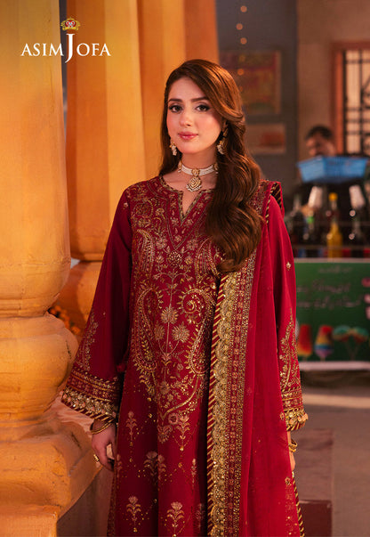 Asim Jofa | Chamkeli Formals 24 | AJKK-19 - Designer Dress - Maria Faisal