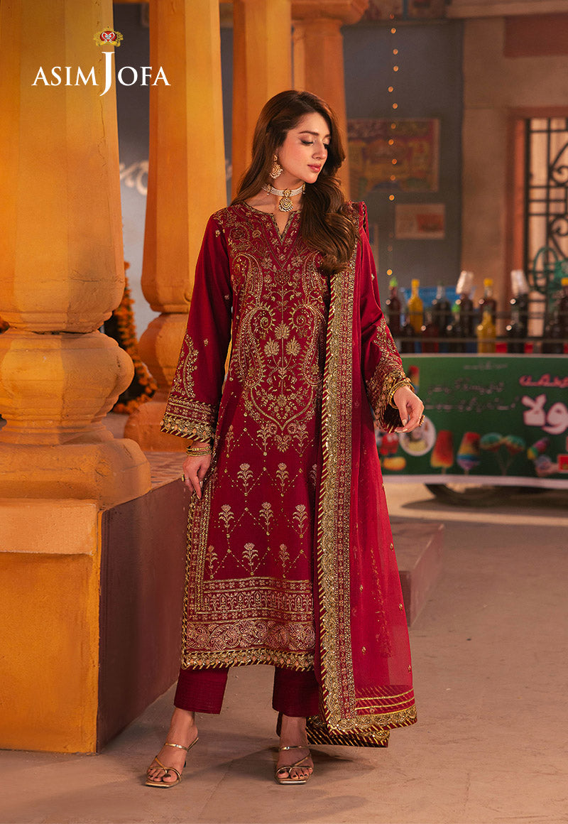Asim Jofa | Chamkeli Formals 24 | AJKK-19 - Designer Dress - Maria Faisal