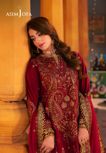 Asim Jofa | Chamkeli Formals 24 | AJKK-19 - Designer Dress - Maria Faisal