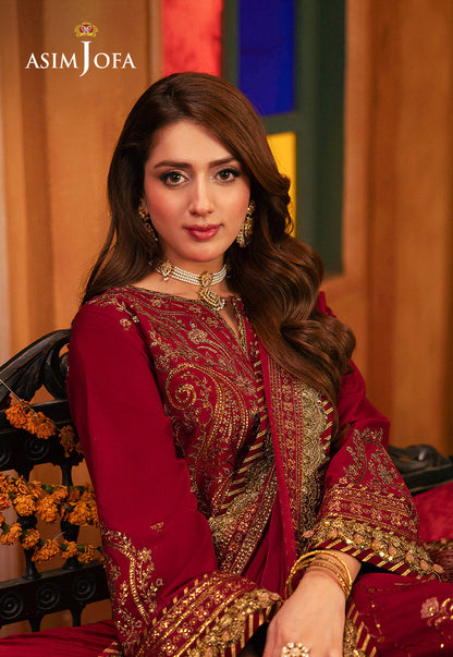 Asim Jofa | Chamkeli Formals 24 | AJKK-19 - Designer Dress - Maria Faisal