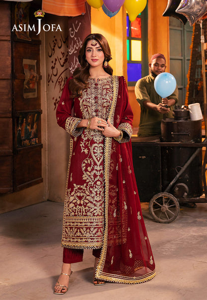 Asim Jofa | Chamkeli Formals 24 | AJKK-20 - Designer Dress - Maria Faisal