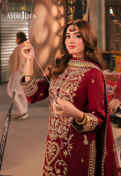 Asim Jofa | Chamkeli Formals 24 | AJKK-20 - Designer Dress - Maria Faisal