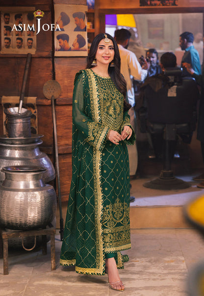 Asim Jofa | Chamkeli Formals 24 | AJKK-22 - Designer Dress - Maria Faisal