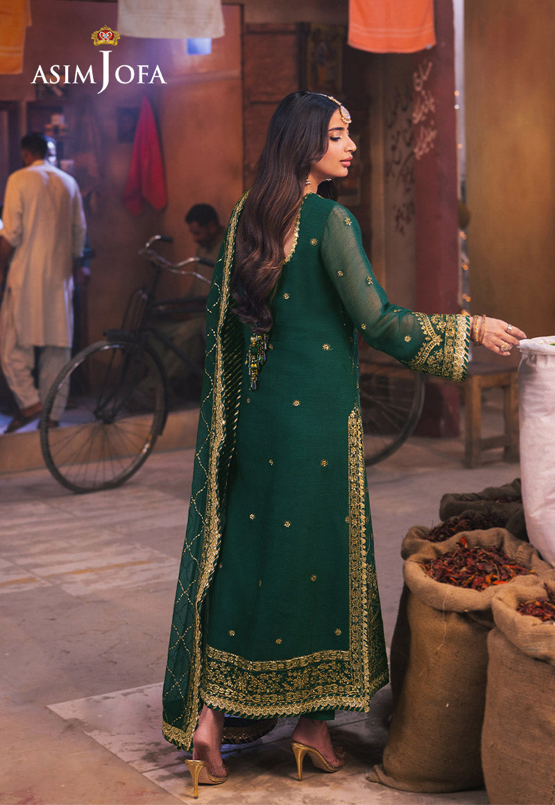 Asim Jofa | Chamkeli Formals 24 | AJKK-22 - Designer Dress - Maria Faisal