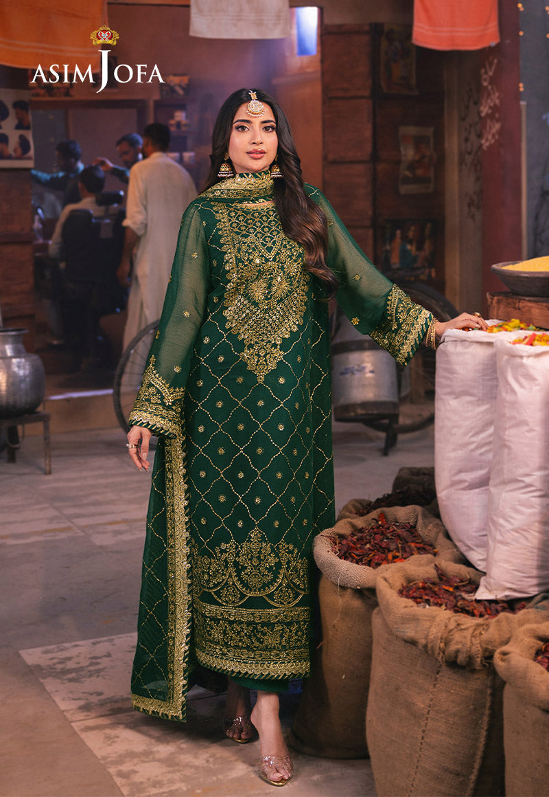 Asim Jofa | Chamkeli Formals 24 | AJKK-22 - Designer Dress - Maria Faisal
