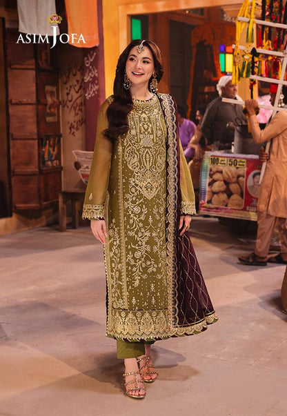 Asim Jofa | Chamkeli Formals 24 | AJKK-23 - Designer Dress - Maria Faisal