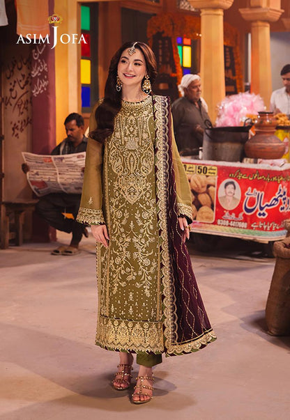 Asim Jofa | Chamkeli Formals 24 | AJKK-23 - Designer Dress - Maria Faisal