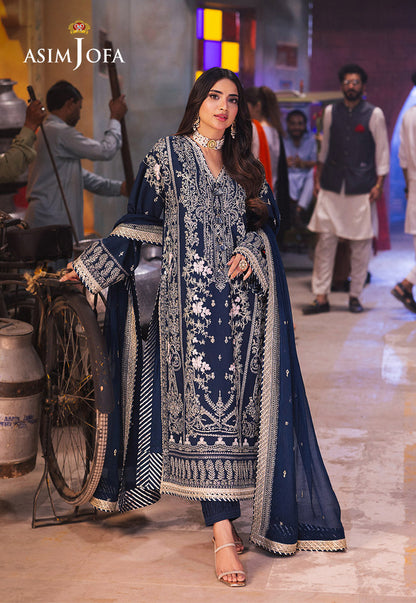 Asim Jofa | Chamkeli Formals 24 | AJKK-25 - Designer Dress - Maria Faisal