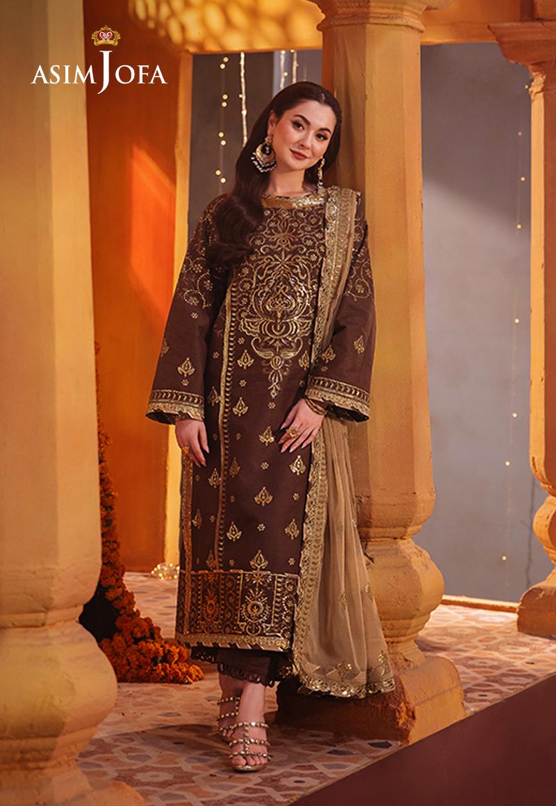 Asim Jofa | Chamkeli Formals 24 | AJKK-26 - Designer Dress - Maria Faisal