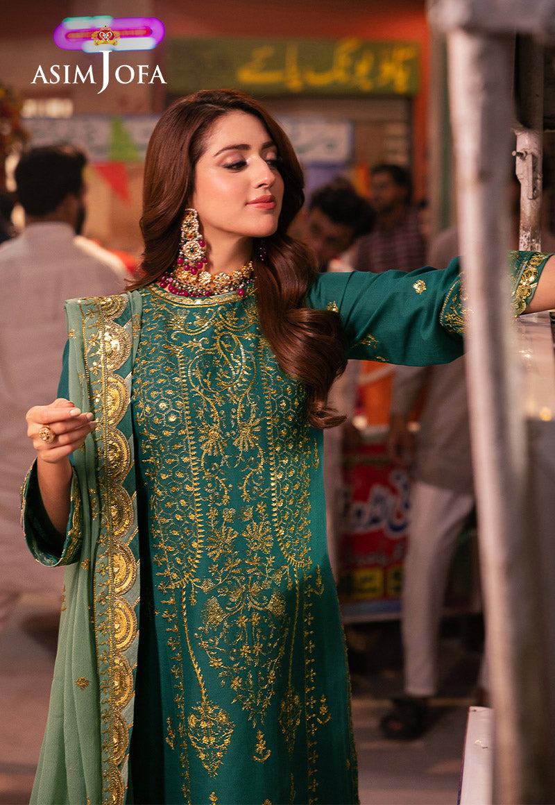 Asim Jofa | Chamkeli Formals 24 | AJKK-27 - Designer Dress - Maria Faisal