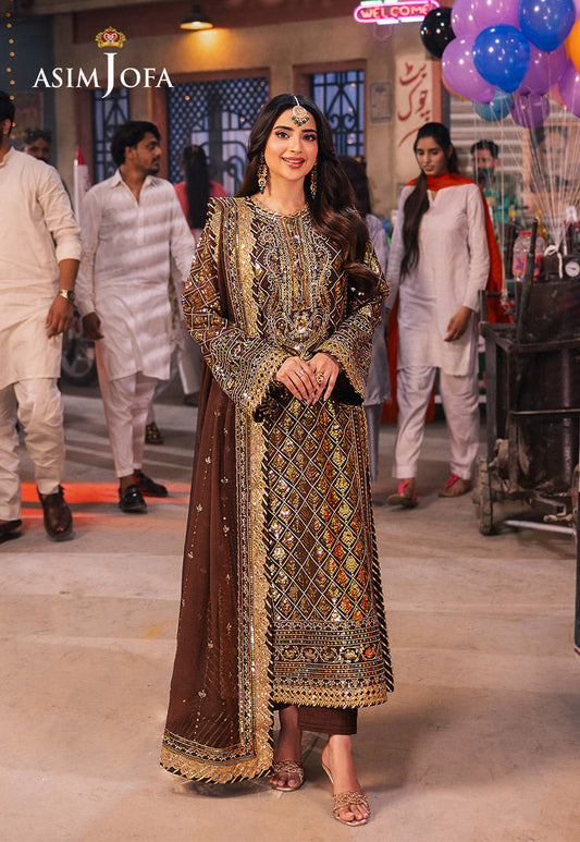 Asim Jofa | Chamkeli Formals 24 | AJKK-30 - Designer Dress - Maria Faisal
