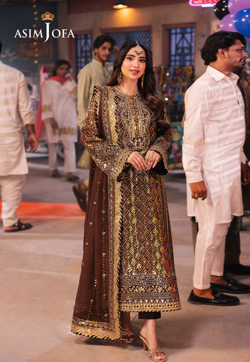 Asim Jofa | Chamkeli Formals 24 | AJKK-30 - Designer Dress - Maria Faisal