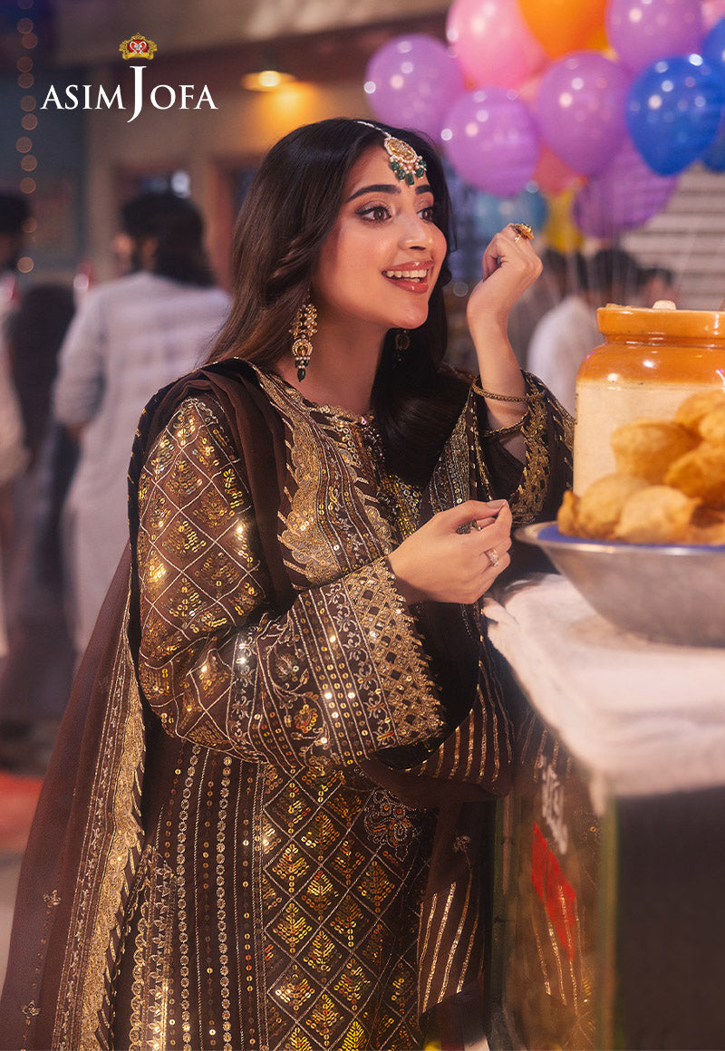 Asim Jofa | Chamkeli Formals 24 | AJKK-30 - Designer Dress - Maria Faisal