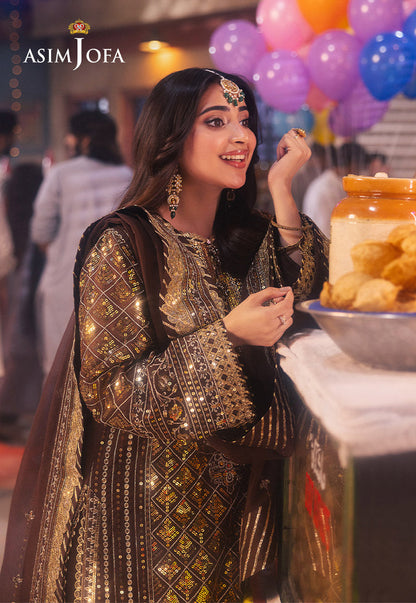 Asim Jofa | Chamkeli Formals 24 | AJKK-30 - Designer Dress - Maria Faisal