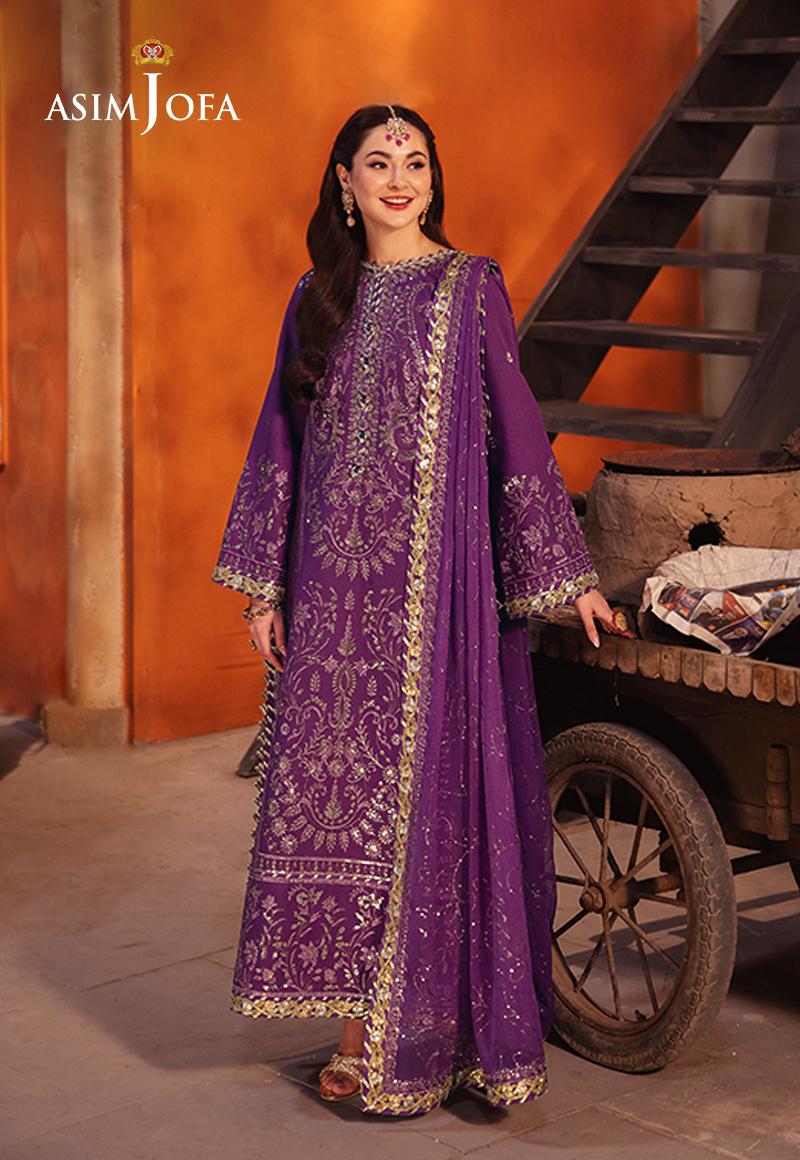 Asim Jofa | Chamkeli Formals 24 | AJKK-07 - Designer Dress - Maria Faisal