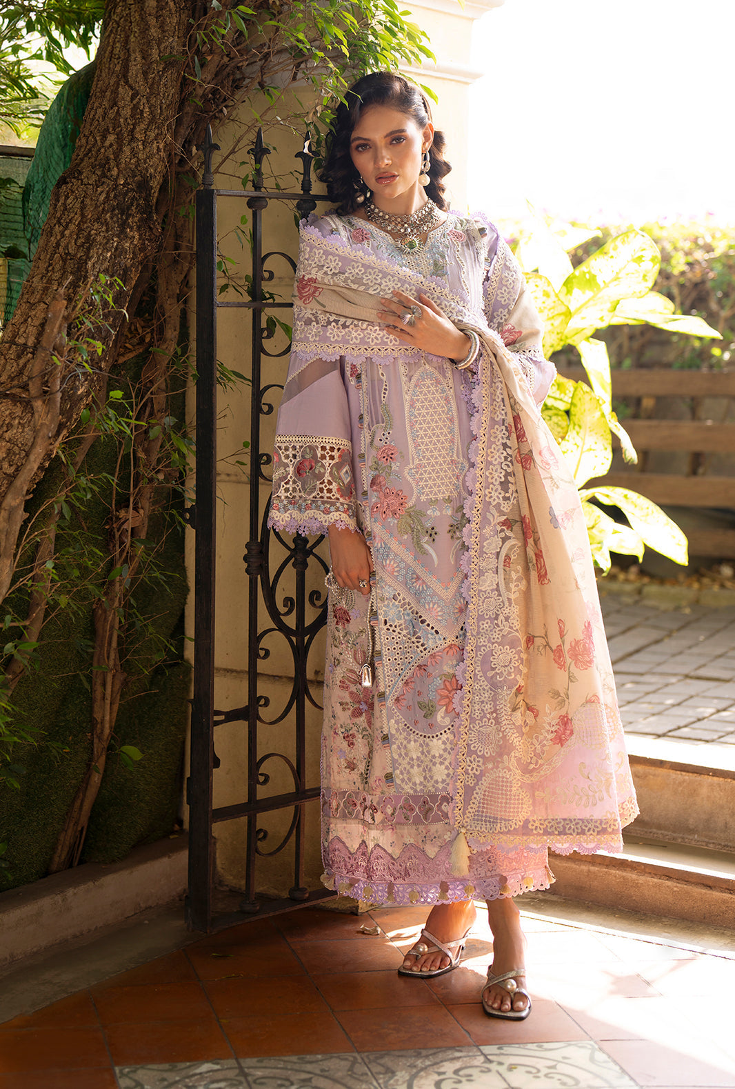 AJR Couture | Evara Luxury Lawn | Zaya - Luxury Dress - available at Maria Faisal in UK and USA.