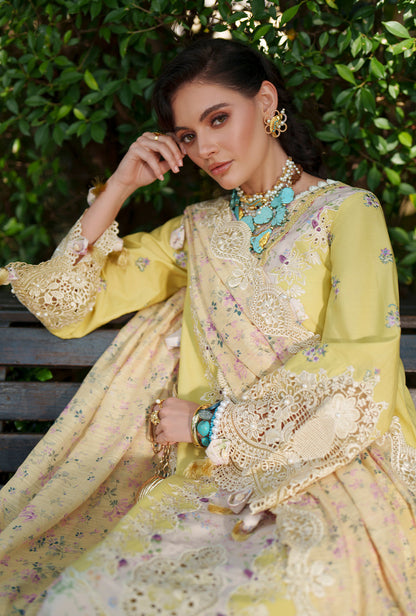 AJR Couture | Evara Luxury Lawn | Kaia - Luxury Dress - available at Maria Faisal in UK and USA.