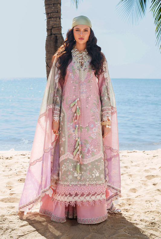 AJR Couture | Evara Luxury Lawn | Niva - Luxury Dress - available at Maria Faisal in UK and USA.