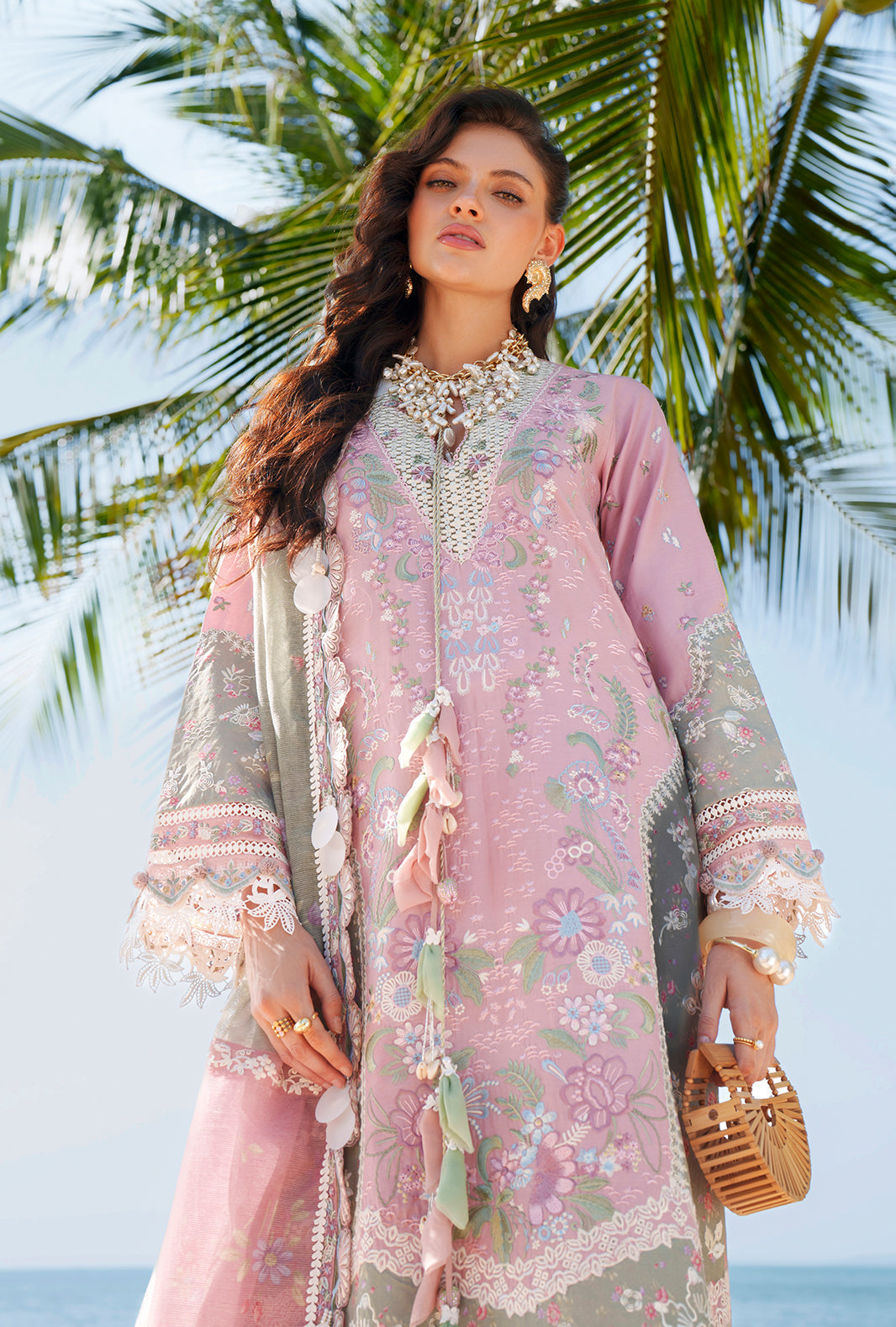 AJR Couture | Evara Luxury Lawn | Niva - Luxury Dress - available at Maria Faisal in UK and USA.