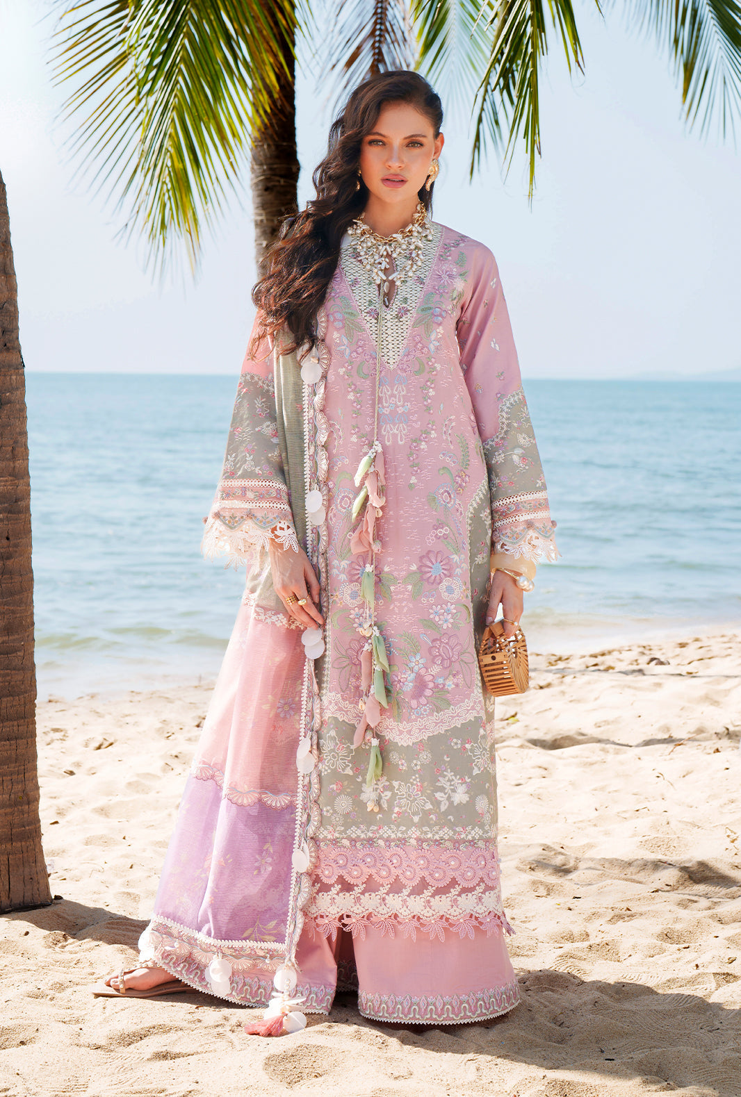AJR Couture | Evara Luxury Lawn | Niva - Luxury Dress - available at Maria Faisal in UK and USA.