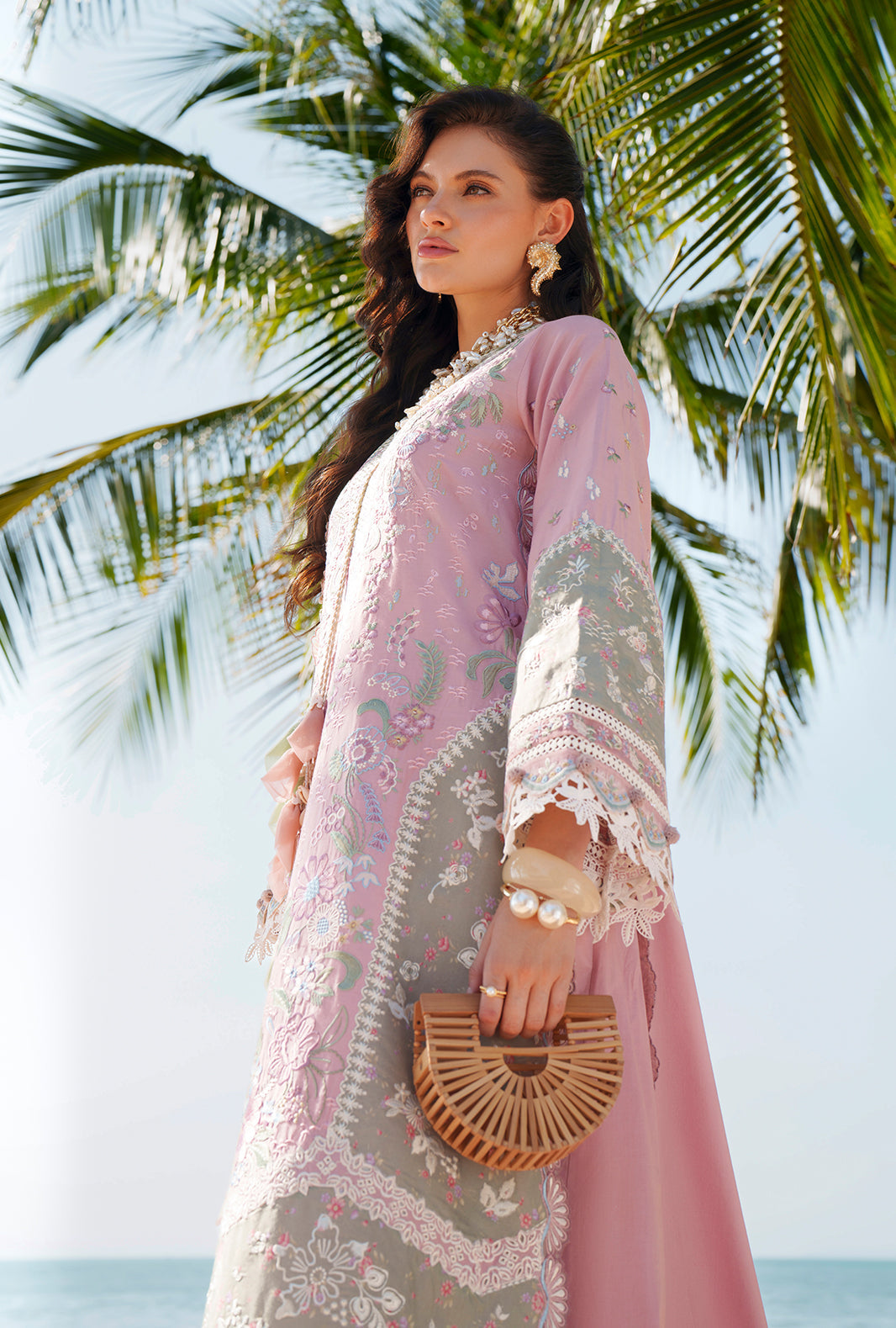 AJR Couture | Evara Luxury Lawn | Niva - Luxury Dress - available at Maria Faisal in UK and USA.