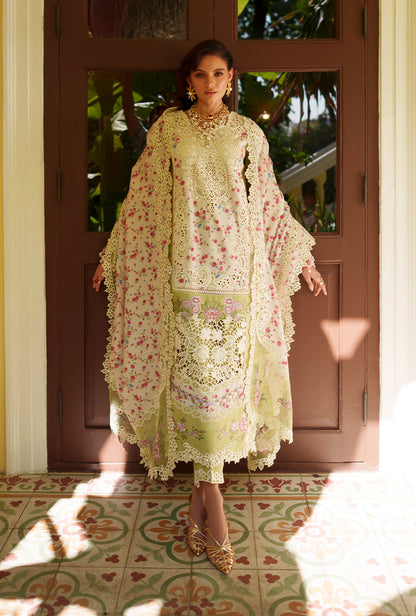 AJR Couture | Evara Luxury Lawn | Alira - Luxury Dress - available at Maria Faisal in UK and USA.