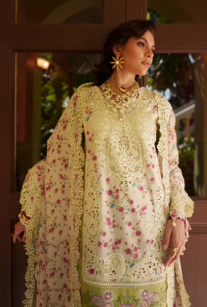 AJR Couture | Evara Luxury Lawn | Alira - Luxury Dress - available at Maria Faisal in UK and USA.