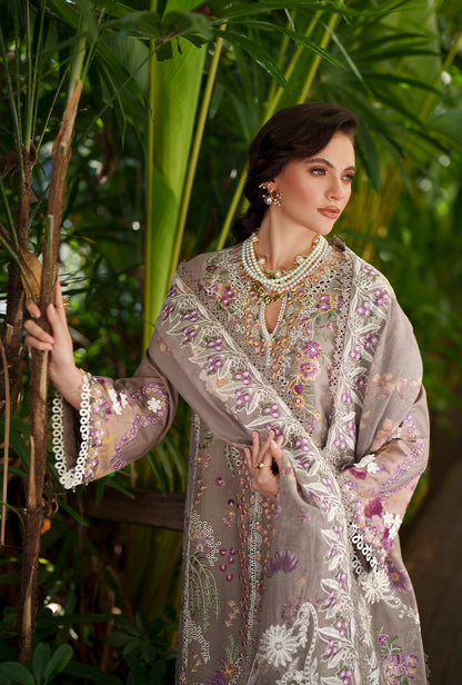 AJR Couture | Evara Luxury Lawn | Veya - Luxury Dress - available at Maria Faisal in UK and USA.