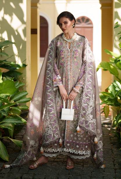AJR Couture | Evara Luxury Lawn | Veya - Luxury Dress - available at Maria Faisal in UK and USA.