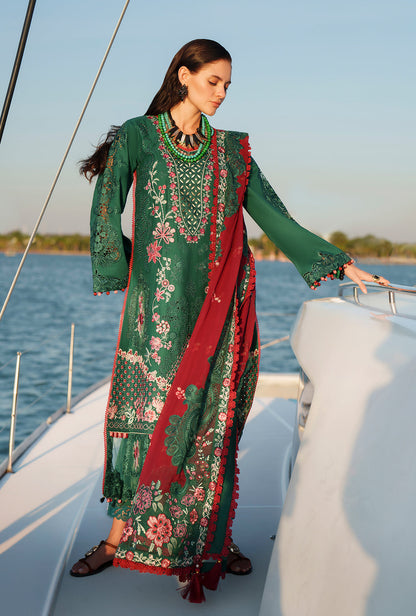 AJR Couture | Evara Luxury Lawn | Yara - Luxury Dress - available at Maria Faisal in UK and USA.