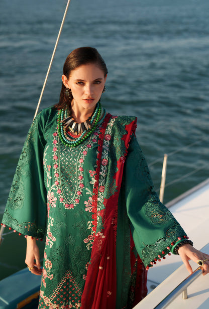 AJR Couture | Evara Luxury Lawn | Yara - Luxury Dress - available at Maria Faisal in UK and USA.