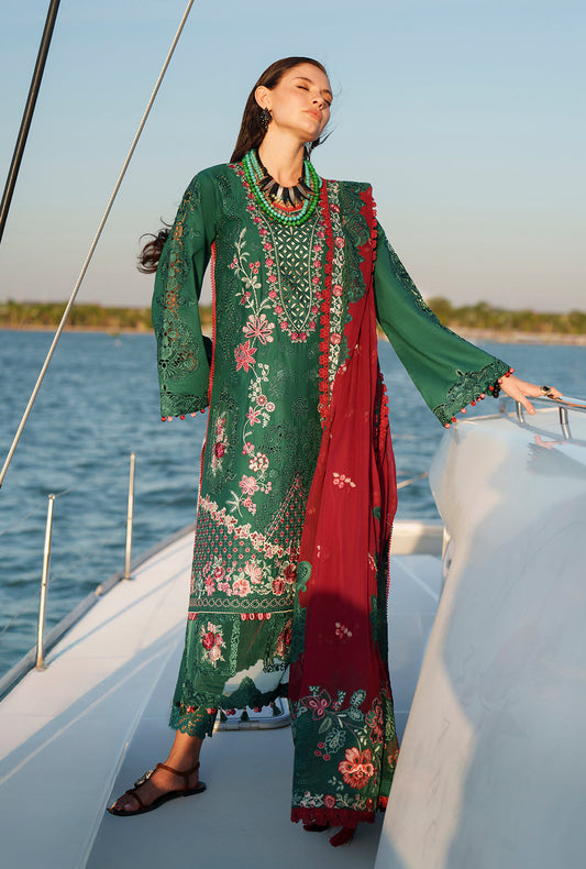 AJR Couture | Evara Luxury Lawn | Yara - Luxury Dress - available at Maria Faisal in UK and USA.