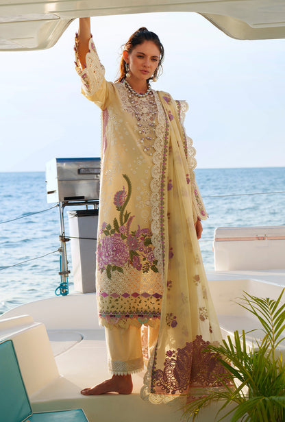 AJR Couture | Evara Luxury Lawn | Faria - Luxury Dress - available at Maria Faisal in UK and USA.