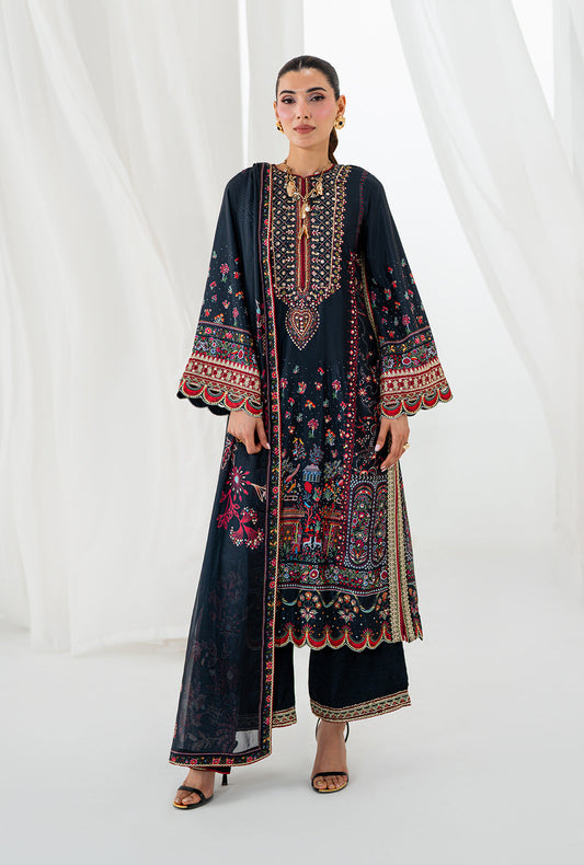 AJR Couture | Luxe Silk 26 | Wren - Luxury Dress - available at Maria Faisal in UK and USA.