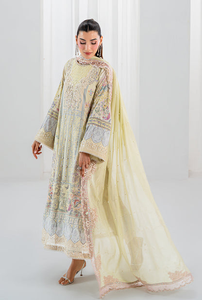 AJR Couture | Luxe Silk 26 | Isra - Luxury Dress - available at Maria Faisal in UK and USA.