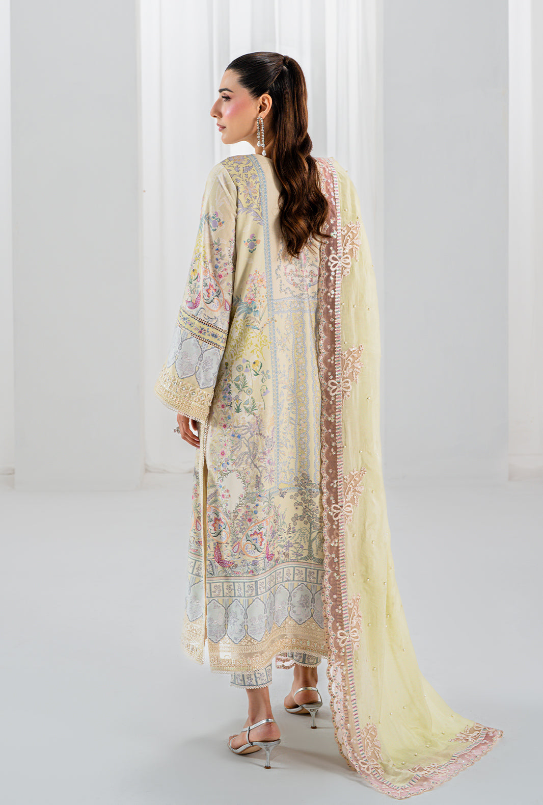 AJR Couture | Luxe Silk 26 | Isra - Luxury Dress - available at Maria Faisal in UK and USA.