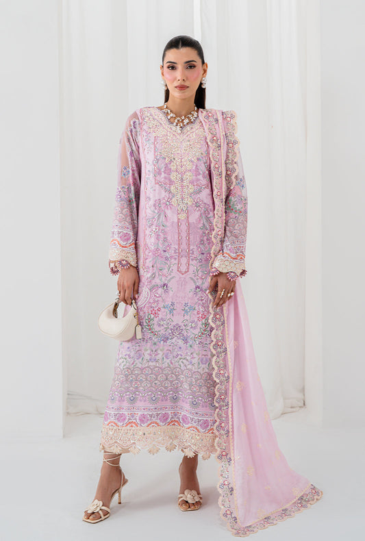 AJR Couture | Luxe Silk 26 | Aela - Luxury Dress - available at Maria Faisal in UK and USA.