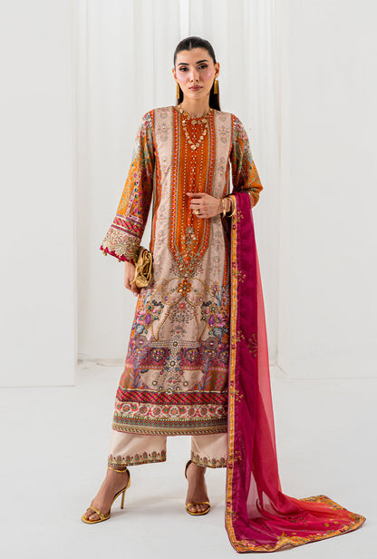 AJR Couture | Luxe Silk 26 | Orla - Luxury Dress - available at Maria Faisal in UK and USA.