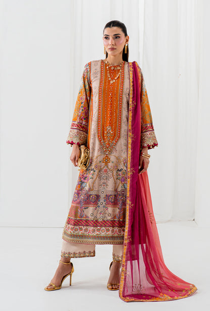 AJR Couture | Luxe Silk 26 | Orla - Luxury Dress - available at Maria Faisal in UK and USA.