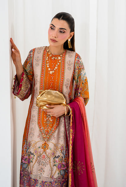 AJR Couture | Luxe Silk 26 | Orla - Luxury Dress - available at Maria Faisal in UK and USA.