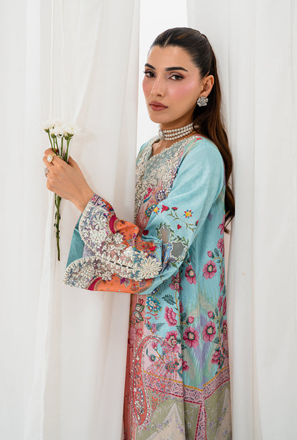 AJR Couture | Luxe Silk 26 | Lyra - Luxury Dress - available at Maria Faisal in UK and USA.