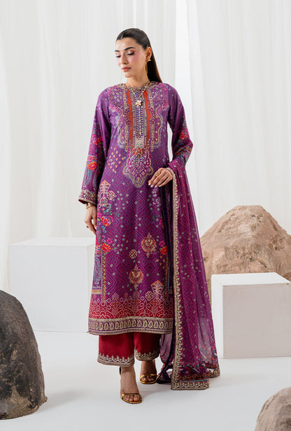 AJR Couture | Luxe Silk 26 | Solis - Luxury Dress - available at Maria Faisal in UK and USA.